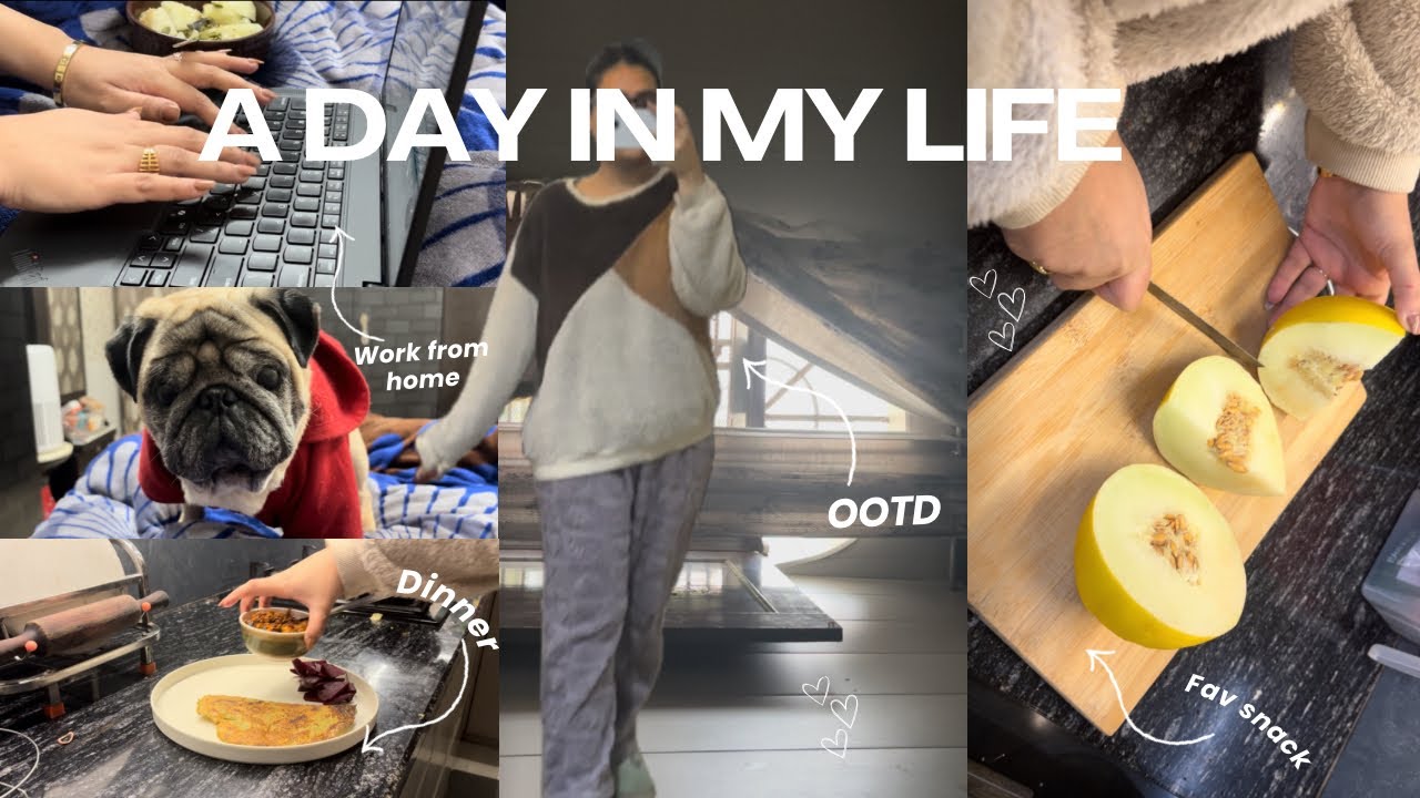  Work from home Day in My Life 🤍 | Realistic Routine, Cooking. 