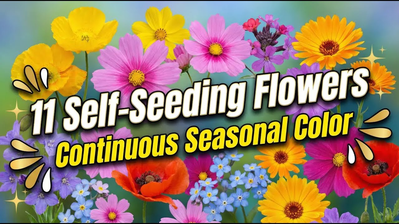 Lazy Gardener’s Dream: 11 Flowers That Reseed Themselves Every Year