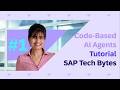 (Part-1) AI Agents Overview for Beginners: Create Your 1st Code-Based AI Agent from Scratch