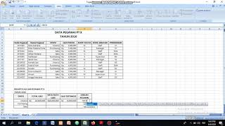 Tutorial penggunaan rumus DSUM, DAVERAGE, DMAX, & DCOUNT pada MS. EXCEL (By Reymond)