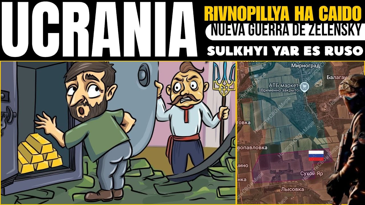 RUTA A ZAPORIYIA RIVNOPILLYA HA CAIDO/ NUEVA GUERRA DE ZELENSKY/ SULKHYI YAR AHORA ES RUSO +AVANCE