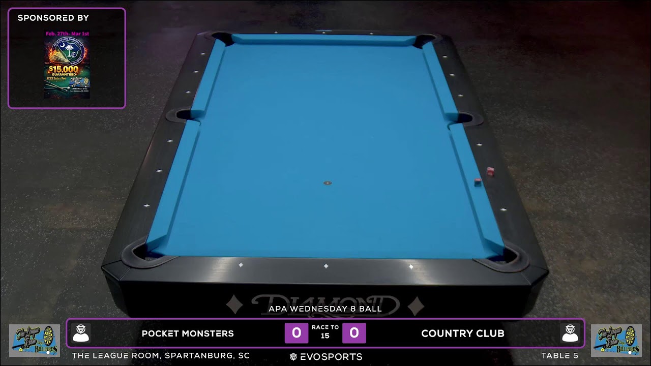 POCKET MONSTERS vs COUNTRY CLUB - THE LEAGUE ROOM - TABLE 5 | EvoSports