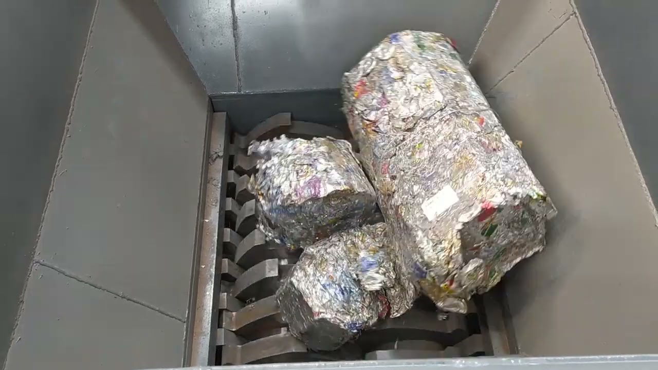 briquette crusher machine/scrap metal shredder/aluminum cans shredding