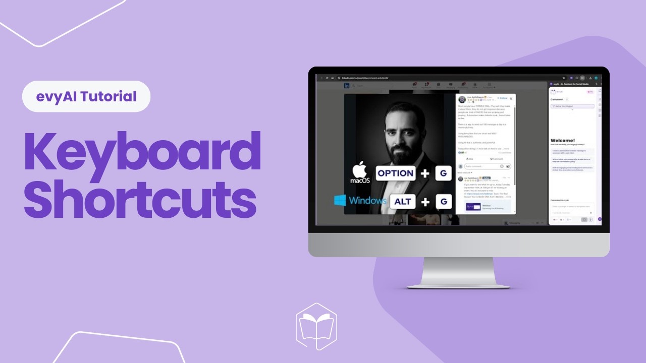 evyAI Keyboard Shortcuts Tutorial | Work Faster on Social Media - YouTube