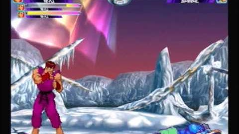 Marvel VS Capcom 2 Ryu Arcade Playthrough