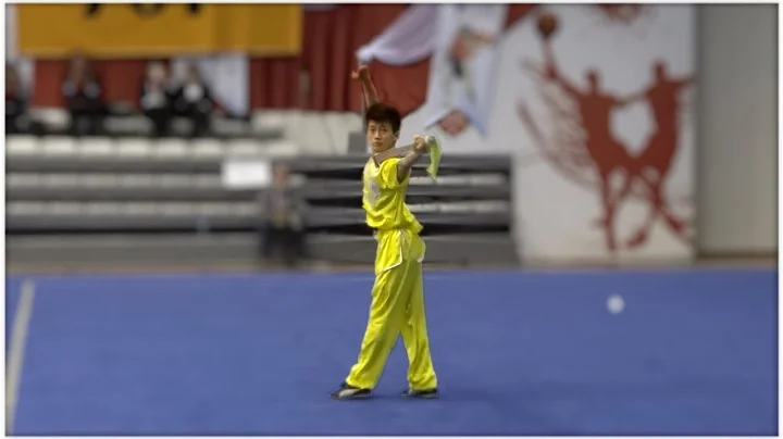 5th World Junior Wushu Championships Group B Boys Daoshu CHN YANG Xian Feng 9.15 - DayDayNews