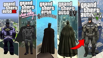 Evolution of Batman Falling Animation in All GTA Games (2001 - 2024)