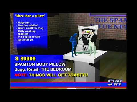 SPAMTON SWEEPSTAKES Stream Clip  – SPAMTON @$$ – The Spamton Body Pillow