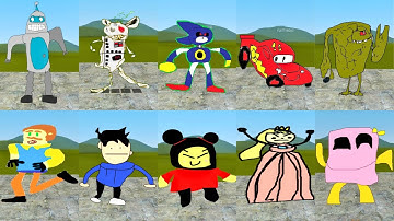 NEW UPDATE 2D MEMES Vs 3D MEMES (3D NEXTBOTS) IN Garry