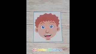 Aprendemos las partes de cuerpo!, actividad didáctica