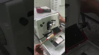 new microtomes off the bench waiting for testing