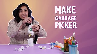 How To Make Garbage Picking Robotic Arm | Garbage Picker Science Experiment screenshot 1