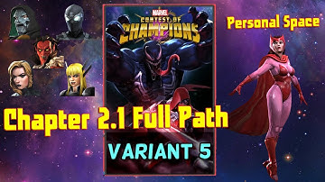 Variant 5  - 2.1 Personal Space Full Path w/ Scarlet Witch Boss take-downs