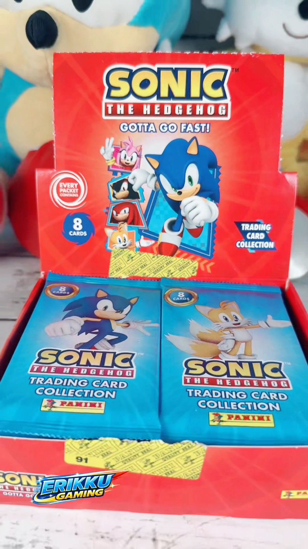 UNBOXING SONIC THE HEDGEHOG TRADING CARDS PANINI Part 2 - YouTube