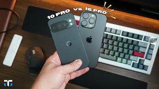 Pixel 10 Pro VS iPhone 16 Pro: Battle of the Small Pro's!