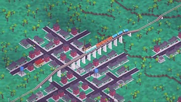 VOXEL TYCOON: New Voxel Based RTS Transport Building Mining Game Trailer 2019