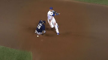 MIL@CHC: Cubs turn double play to end top of the 4th