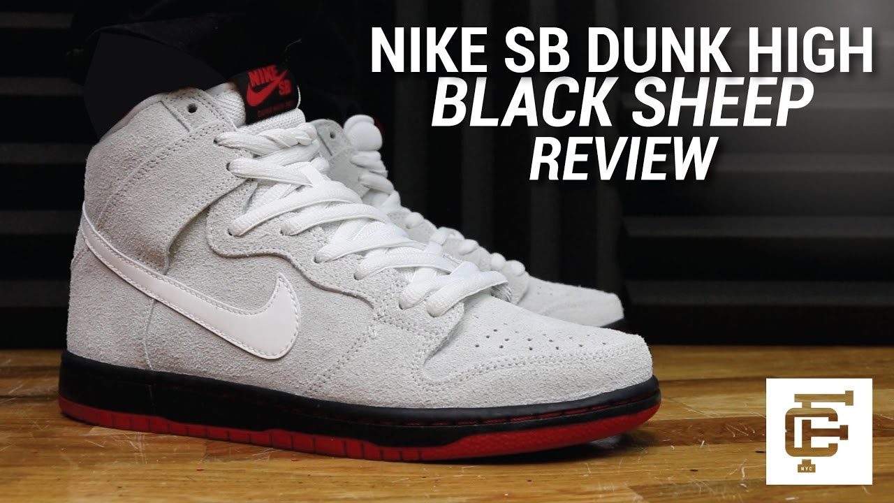 NIKE SB DUNK HIGH BLACK REVIEW - YouTube