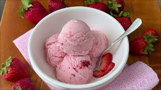 4 Ingredient Vegan Strawberry Ice Cream Recipe! Details