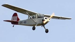 JAKE TEST FLIES RICKSTENATORS RC 1/4 SCALE CESSNA BIRD DOG - RICK FLIES HIS VIPERJET - CMAC 2014