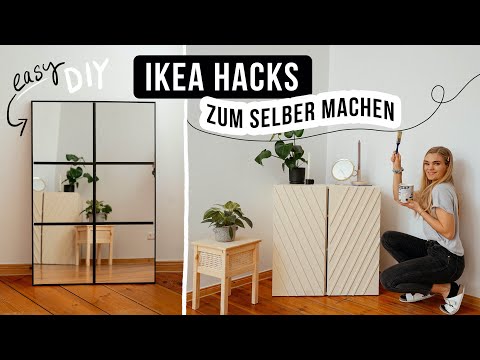 3 DIY IKEA Hacks - Möbel umgestalten für meine neue Wohnung // I'mJette