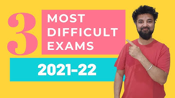 3 most Difficult exams for season 2021 - 22 | CET CAT CMAT XAT IIFT NMAT SNAP