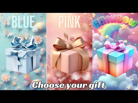 Choose your gift 🎁💝🤮|| 3 gift box challenge Pink, Blue \u0026 Purple #giftboxchallenge #chooseyourgift