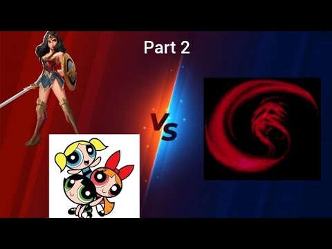 Mugen Battle 2877 Blossom Buttercup DG Bubbles Infinite Wonder Woman Vs Giygas Plus