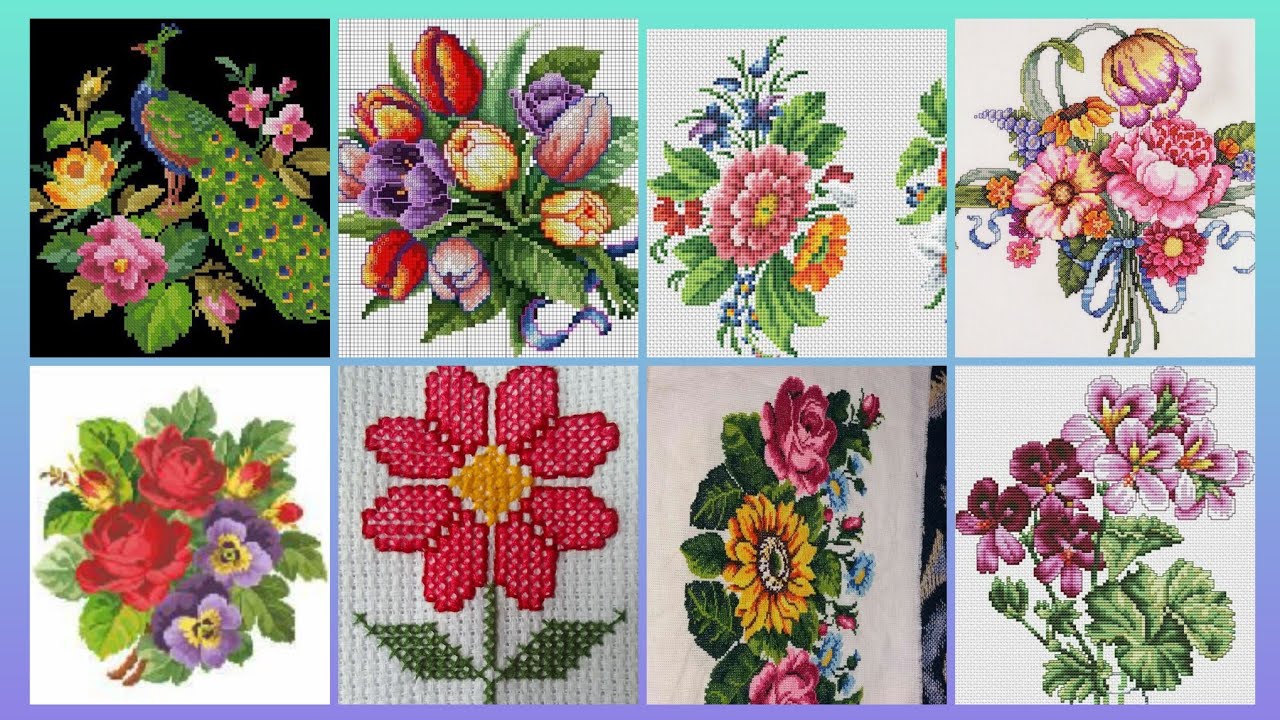 Великолепные схемы для вышивки крестом / счетная вышивка 