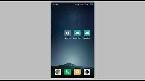 Creating a Registration form - English