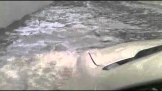 Raw Video: Intense Rain Floods Denver Highway