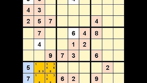 How to Solve Los Angeles Times Sudoku Expert July 3, 2021 - v3