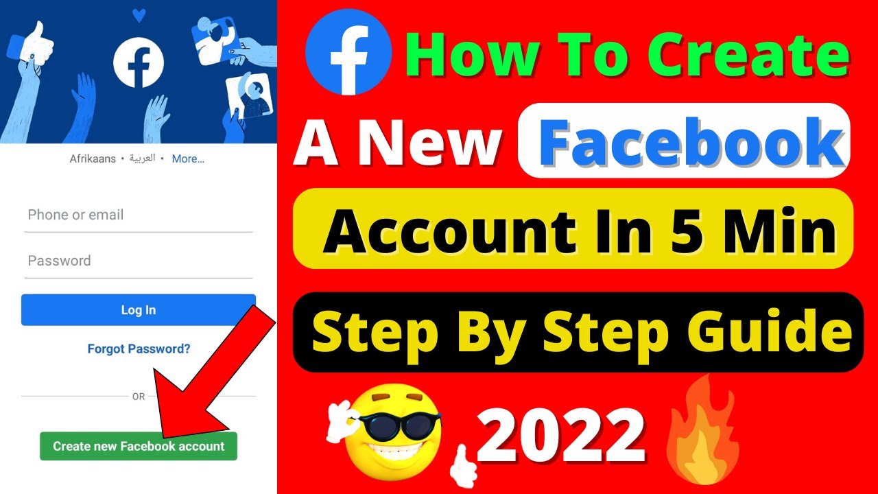 How To Create Facebook Account 2022 || Facebook Account Sift 5 Min Mai ...
