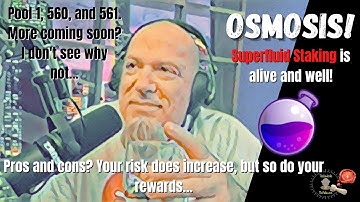 Osmosis - Superfluid Staking! Why you should do it and how you can do it, all in one video!
