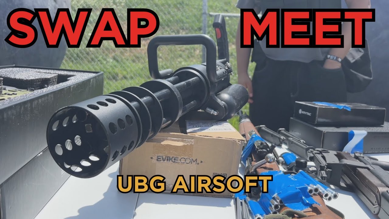 Come with me to a swap meet! Airsoft Vlog