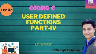 Celebrity User defined function part-IV || with return type with argument in c || function definition(Lec_42) Net Worth