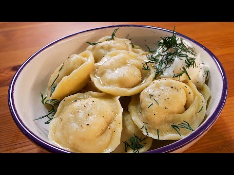 Самое нежное тесто для пельменей и вкусная рыбная начинка. Рыбные пельмени