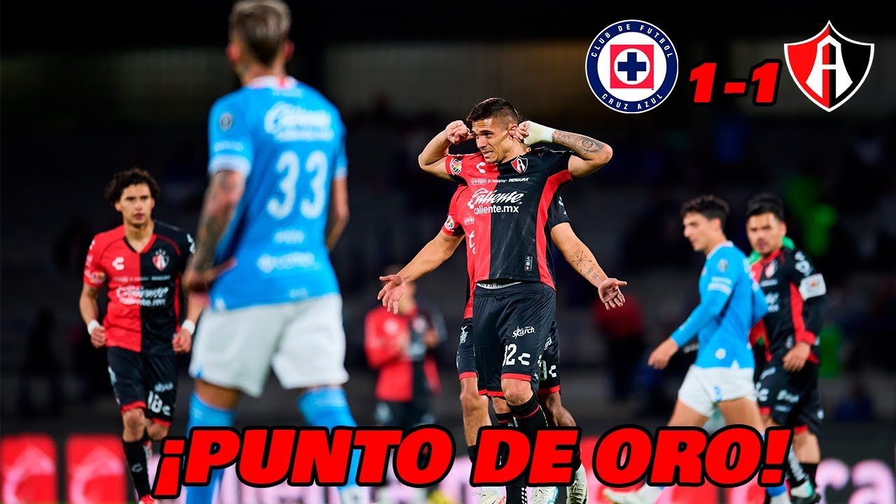 ATLAS LE ARRANCA UN PUNTO AL CRUZ AZUL LIGA MX JORNADA 1 CLAUSURA 2025 ...