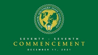 MSSU 77th Commencement - Afternoon Session