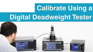 How to Calibrate Using a CPD8500 Digital Deadweight Tester