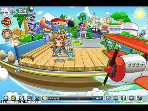 How to Go Down Beside the PLANE in the DOCK on Fantage