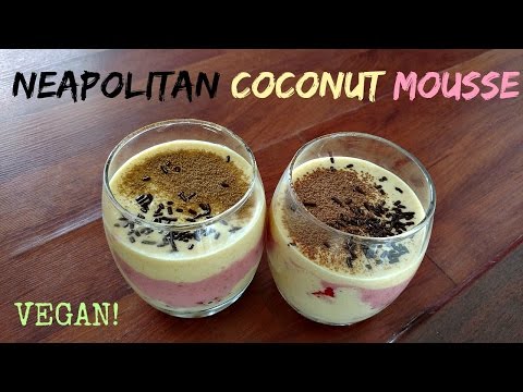 Layered Vegan Coconut Mousse