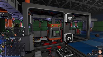 Stationeers Lets Play Mars EP 16. Advanced Composter, fertilizer, Chicken Food, and Eggs.