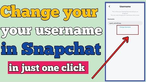 how to change username on snapchat | snapchat username change kaise kare without delete account