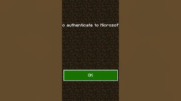 Minecraft You need to authenticate to Microsoft service #minecraft #Short