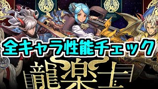 【全キャラ性能チェック】龍楽士ガチャが今日からスタート！ 久しぶりの開催でどれくらい強くなった？【パズドラ】
