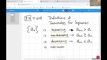 Sequences (8.2 in Briggs) - Part 2 - Alt. Version