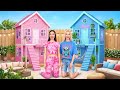 😳低コストでここまで変わる!? 🩷PINK vs 💙BLUE ハウスGlow-Up対決🔥✨