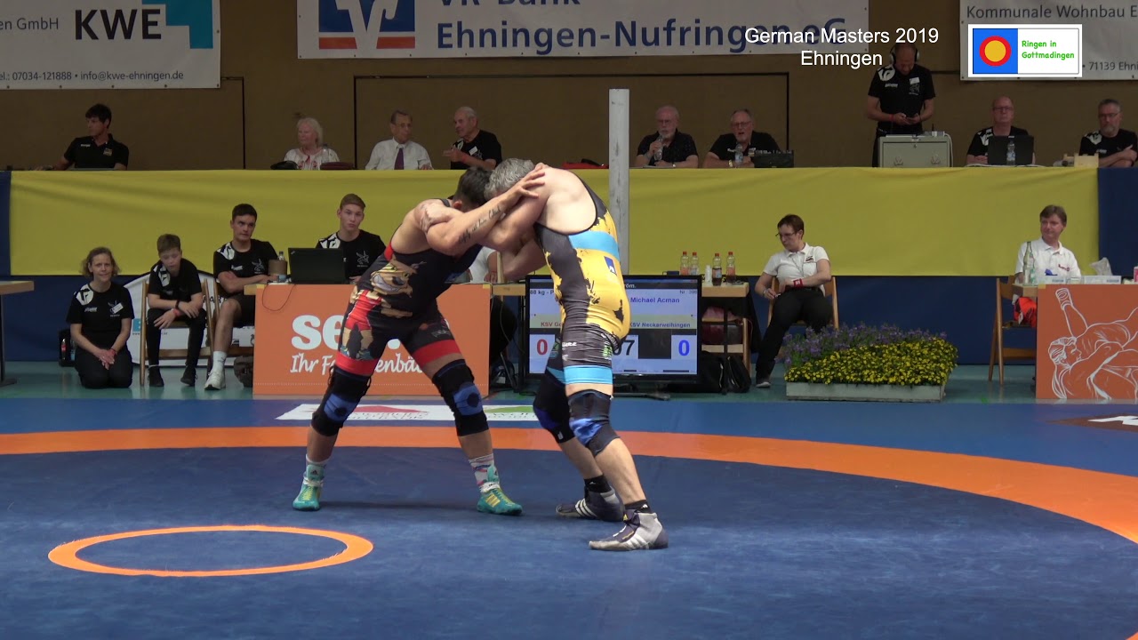 Masters Ringen Ringen German Masters 2019 Volker Hirt KSV Gottmadingen / Michael Acman ...