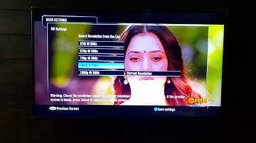 Tata sky HD resolution setup for Video | Resolution settings in Tata Sky Dish TV